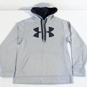UNDER ARMOUR UA Womens Small STORM Loose Fit (39" Chest) Gray Hoodie Sweatshirt